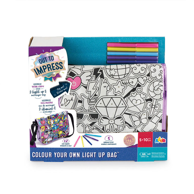 Out to Impress Color Your Own Light Up Bag - R Exclusive