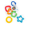 Shake, Rattle & Soothe Take-Along Textured Teether Link Toy - BPA Free