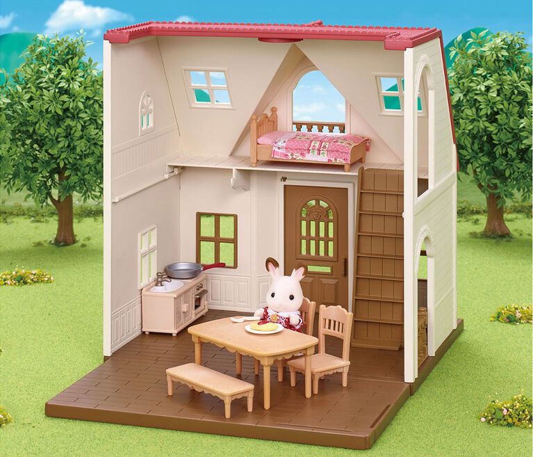 Calico Critters - Premier chalet douillet au toit rouge