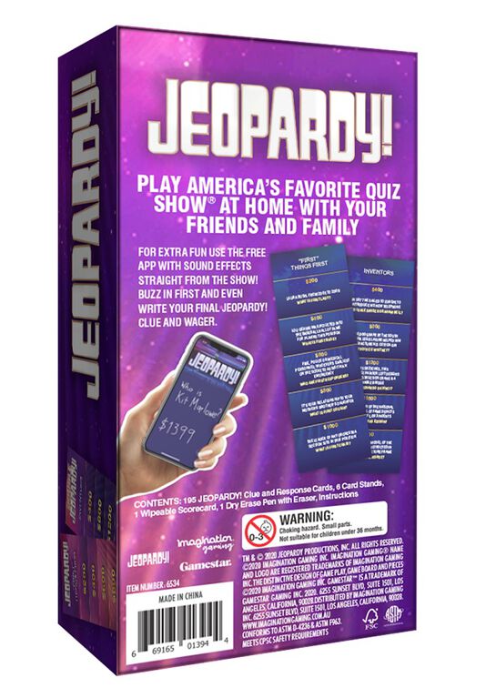 Jeopardy - Édition anglaise
