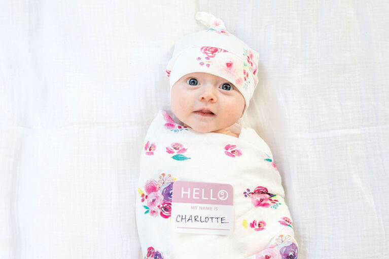 Lulujo - Hello World Blanket Set - Posies