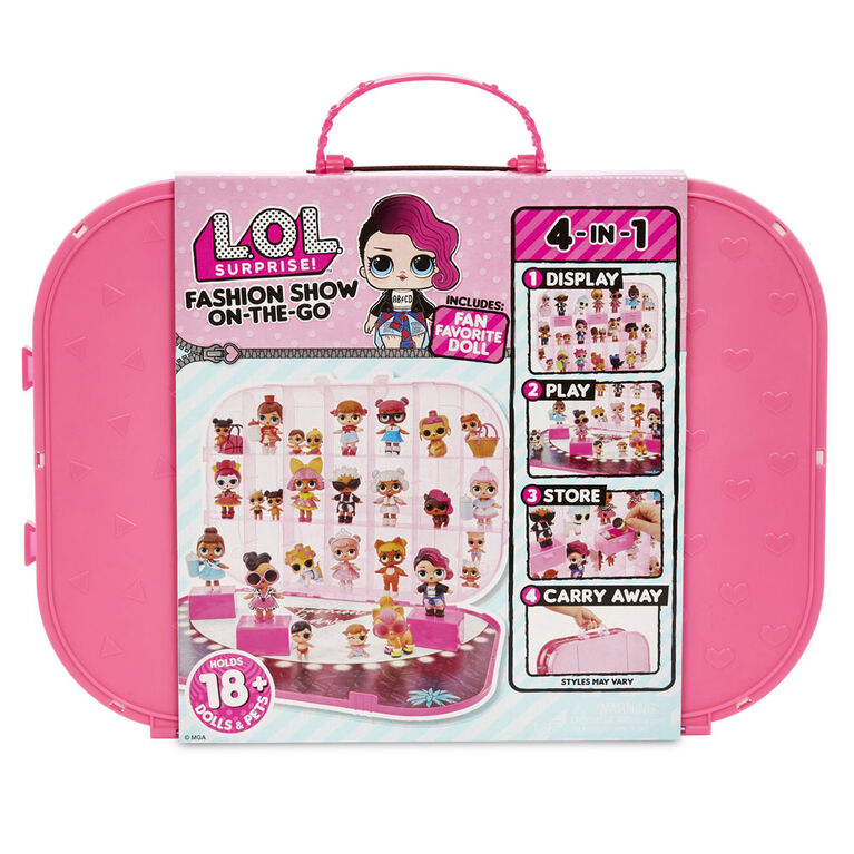 L.O.L. Surprise! Fashion Show OntheGo Storage Case & Playset with