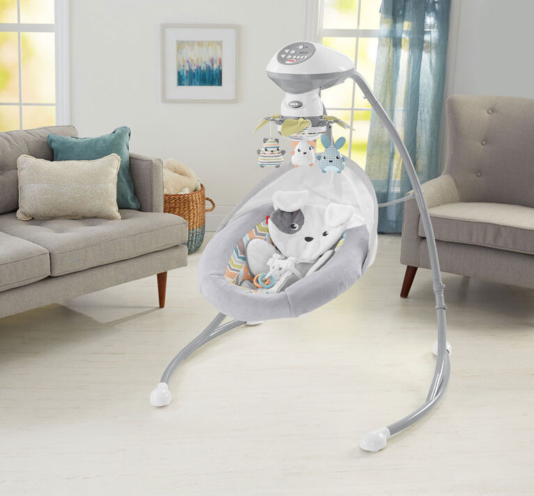 Fisher-Price Sweet Snugapuppy Dreams Cradle 'n Swing