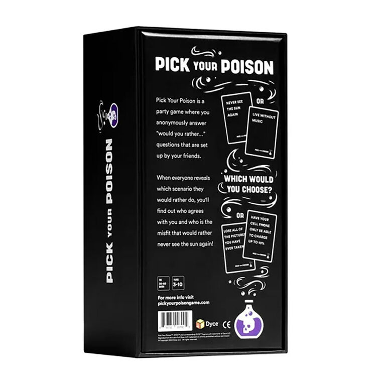 Dyce Games - Pick Your Poison - English Edition