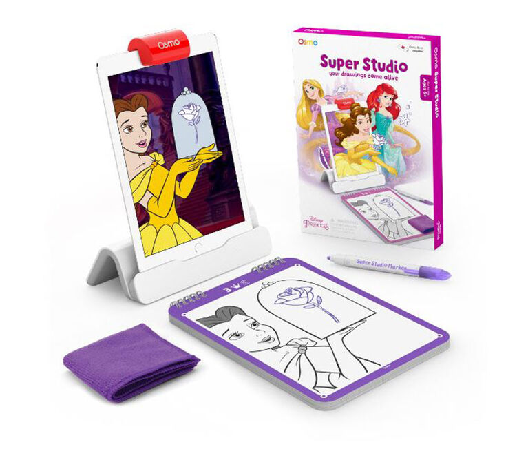 Osmo - Super Studio Disney Princess - Learn to Draw - For iPad or Fire Tablet (Osmo Base Required)