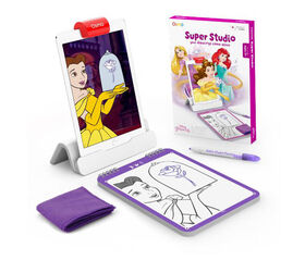 Osmo - Super Studio Disney Princess - de 5 à 11 ans - Pour apprendre à dessiner et se perfectionner - Pour iPad ou tablette Fire (Une base Osmo, non incluse, est nécessaire pour jouer) - Édition anglaise