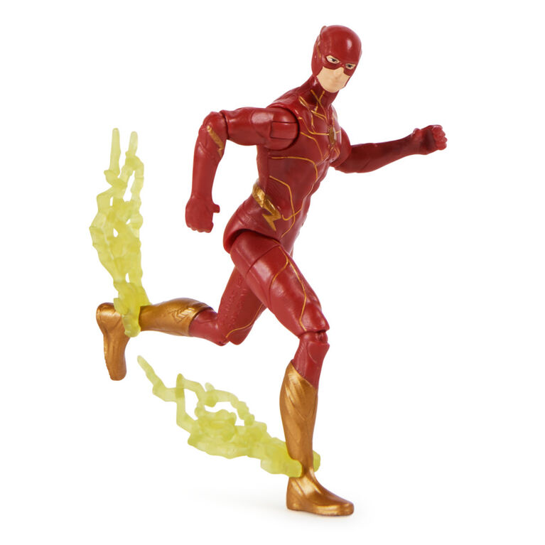 DC Comics, The Flash Action Figure and 2 Accessories, 4-inch, The Flash Movie Collectible
