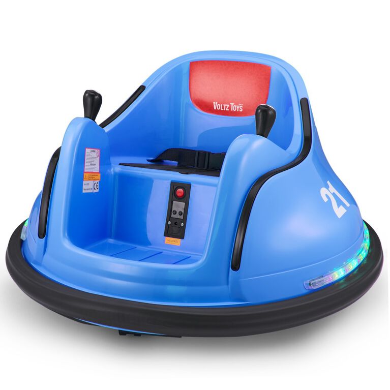 Voltz Toys Round Bumper 360 Rotation with Remote, Blue