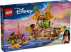 LEGO Disney Moana 2 La barge des Kakamoras, Ensemble de Jouet de Construction, Bateau avec Coffre au Trésor 43258