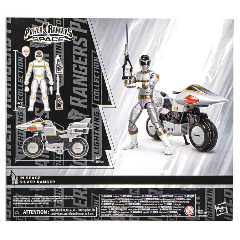 Power Rangers Lightning Collection In Space Silver Ranger 6 Inch Action Figure