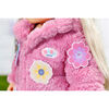 Ensemble de manteau rose de BABY born, 43 cm