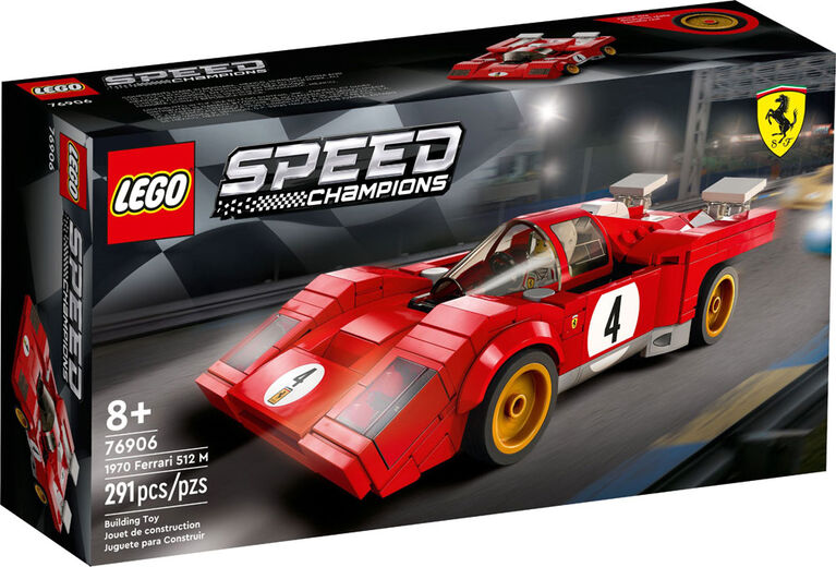 LEGO Speed Champions 1970 Ferrari 512 M 76906 Building Kit (291Pieces)