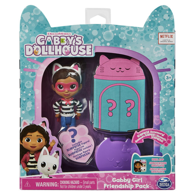DreamWorks Gabby's Dollhouse, Friendship Pack with Gabby Girl, Surprise Figure and Accessory