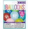 8 Balloons 12 Po - "Happy 10th Birthday" - Édition anglaise