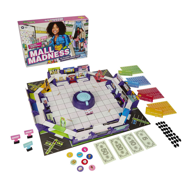 Mall Madness Game, Talking Electronic Shopping Spree Board Game - English Edition - R Exclusive