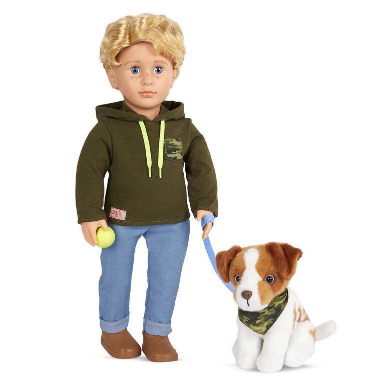 Our Generation - Doll w/ Pet Dog, Elliot & Australian Shepherd