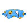 Jesse & Lulu Lounge Blanket with Sleep Mask: Blue Milk & Cookie