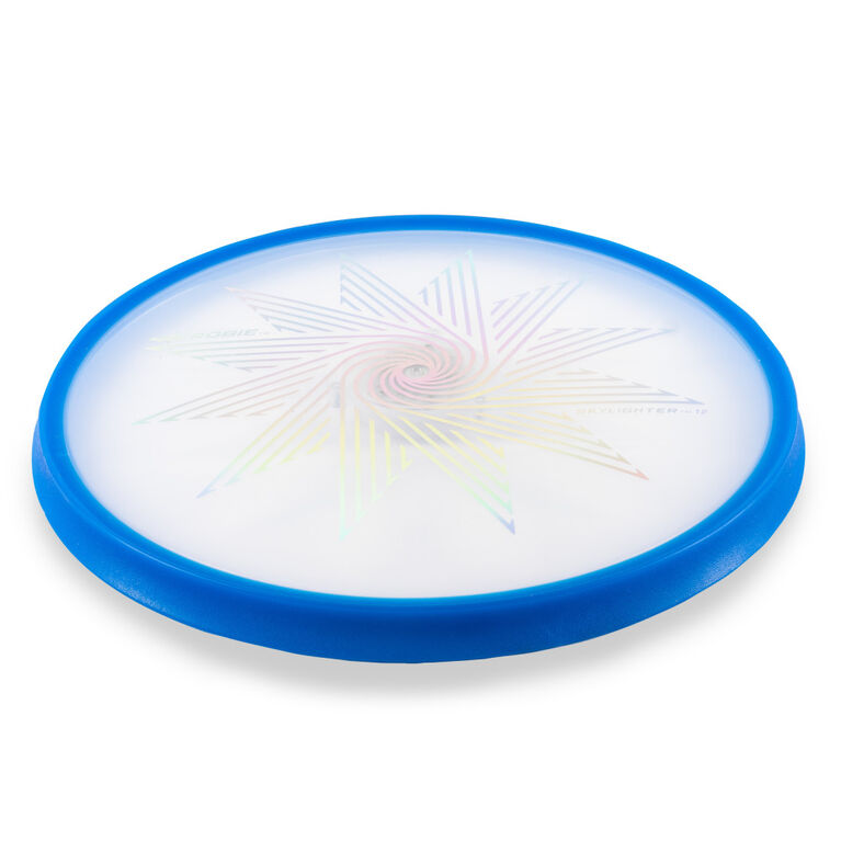 Aerobie Skylighter Disc - 12 Inch LED Light Up Flying Disc - Blue