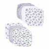 Jesse & Lulu 12-Pack Sky Theme Washcloth: Grey