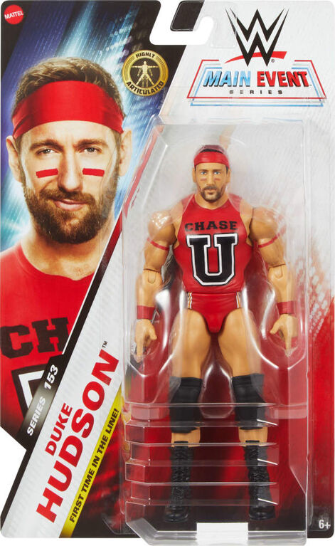 Figurine Duke Hudson de la série Main Event de la WWE