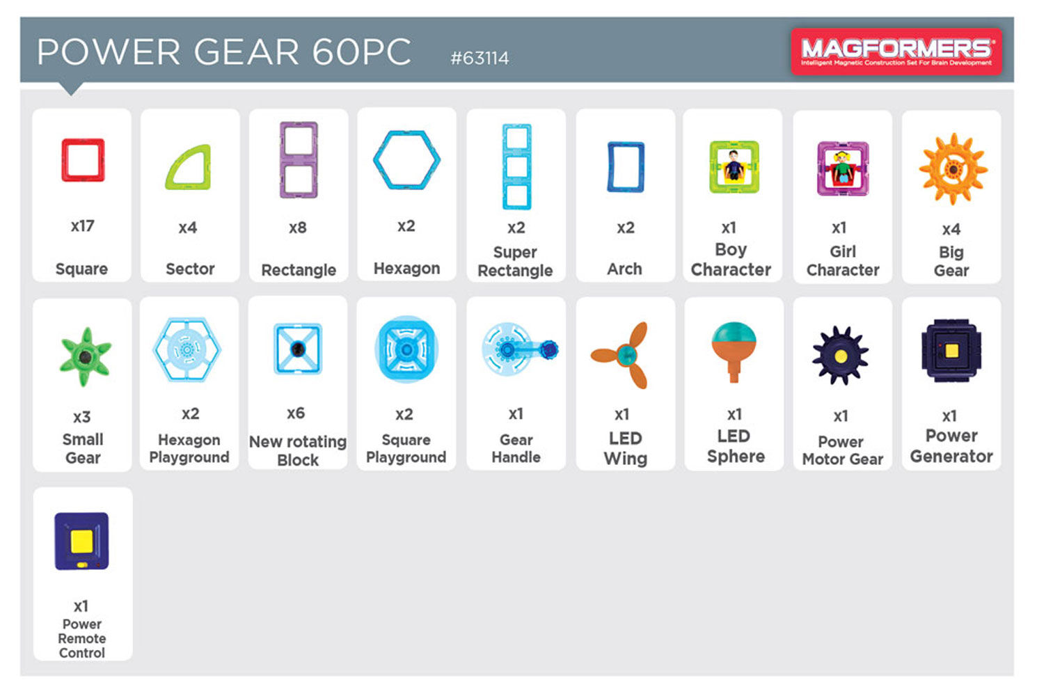 magformers power gear set