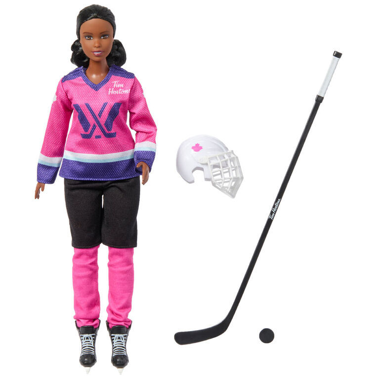 Barbie Poup&eacute;e et accessoires PWHL Tim Hortons Joueuse de hockey