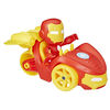 Marvel Spidey and His Amazing Friends Iron Racer Set, Action Figure with Vehicle and Accessory, Preschool Toys