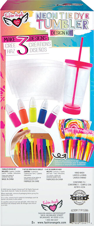 Neon Tie Dye Tumbler Kit