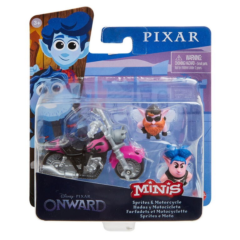 Disney/Pixar Onward Minis Sprites & Motorcycle
