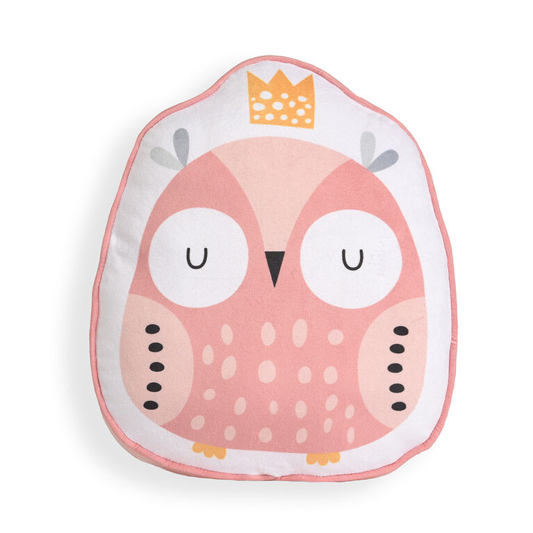 Owl Plush Throw and Pillow Set