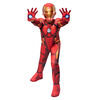 Marvel's Iron Man Deluxe Youth Costume Size Small - Deluxe Jumpsuit With Printed Design And Polyfill Stuffing Plus 3D Molded Headpiece And Gloves 