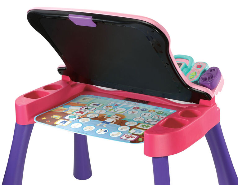 Vtech Magi bureau interactif 4 en 1 - Rose - Notre exclusivité - Édition anglaise