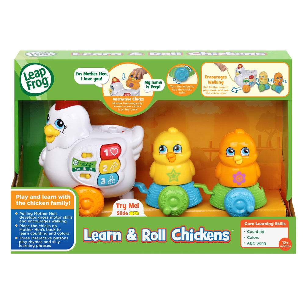 Nesting Doll Hen and Chickens Toy to Learn Counting