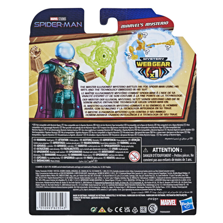 Spider-Man Mystery Web Gear Marvel's Mysterio Action Figure
