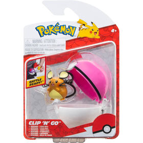 Pokémon Clip 'N' Go - Dedenne & Love Ball