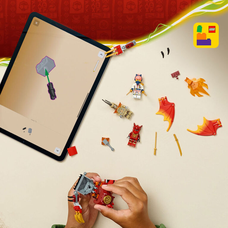 LEGO NINJAGO Kai's Dragon Mech Battle Pack Building Toy for Boys, Girls, & Kids, Ages 6+ - 71851