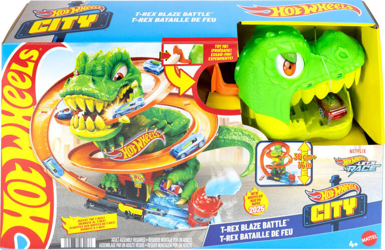 Hot Wheels T Rex Blaze Battle