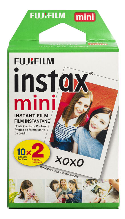 Film instan-tané Instax Mini  de Fujifilm- Paquet Duo (20 POS)