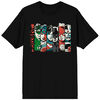 DC Comics Justice League Characters Black T-Shirt -Medium