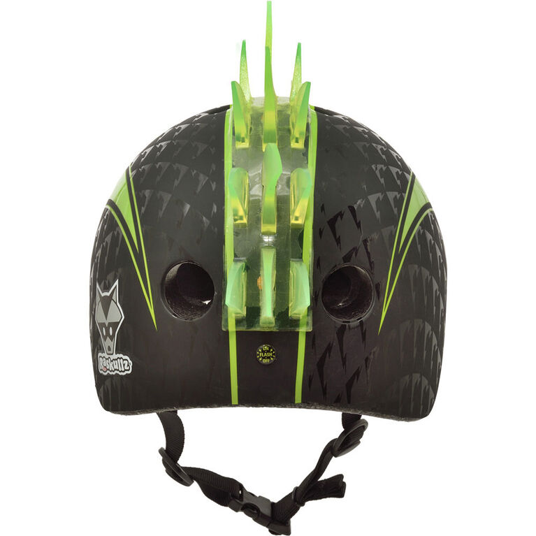 Raskullz - Child Bolt LED Multisport Helmet - Green (Fits head sizes 50 - 54 cm)