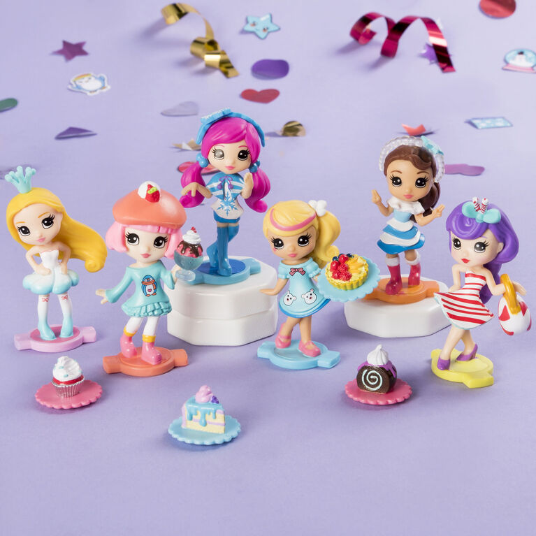 Party POP TEENIES - Surprise Popper avec confettis, mini-poupée à collectionner et accessoires.