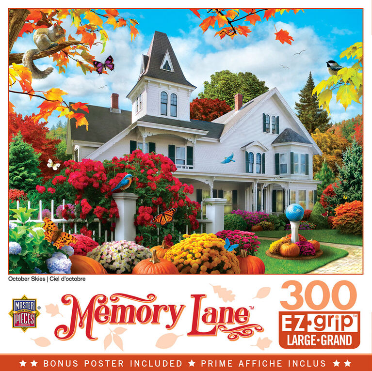 Memory Lane 300 Piece EZ-Grip Puzzle - "October Skies"