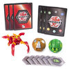 Bakugan Starter Pack 3-Pack, Pyrus Mantanoid, Collectible Transforming Creatures