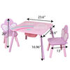 Unicorn Square Table And 2 Chairs