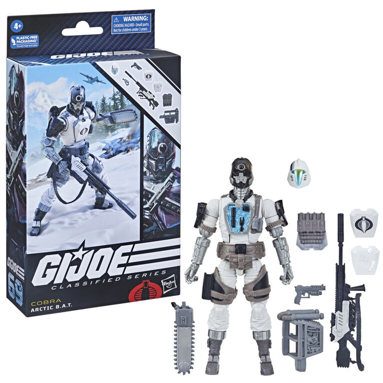 G.I. Joe Classified Series Arctic B.A.T., Collectible G.I. Joe Action Figures, 69, 6 Inch Action Figures For Boys and Girls