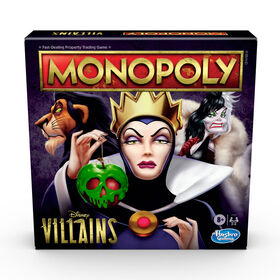 Monopoly: Disney Villains Edition Board Game, Play as a Classic Disney Villain - English Edition