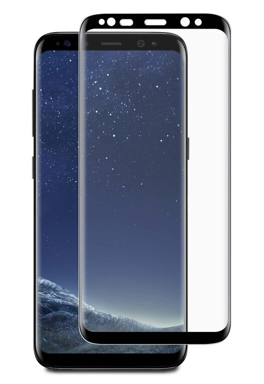 Blu Element BTGGalaxy S8CB 3D Curved Glass Case Friendly for samsung Galaxy S8 Black (BTGGS8CB)