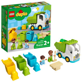 LEGO DUPLO Town Le camion à ordures et le tri sélectif 10945 (19 pièces)