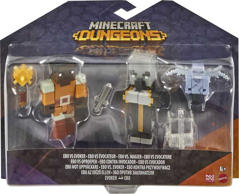 Minecraft Dungeons Hal and Nameless One Figures