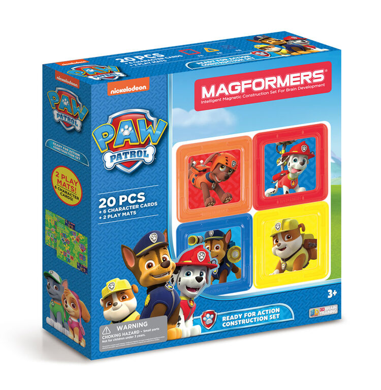 Magformers Paw Patrol Ready-for-Action Construction Set 20 Piece